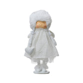 Decoris Polyester Standing Angel 38cm- White,